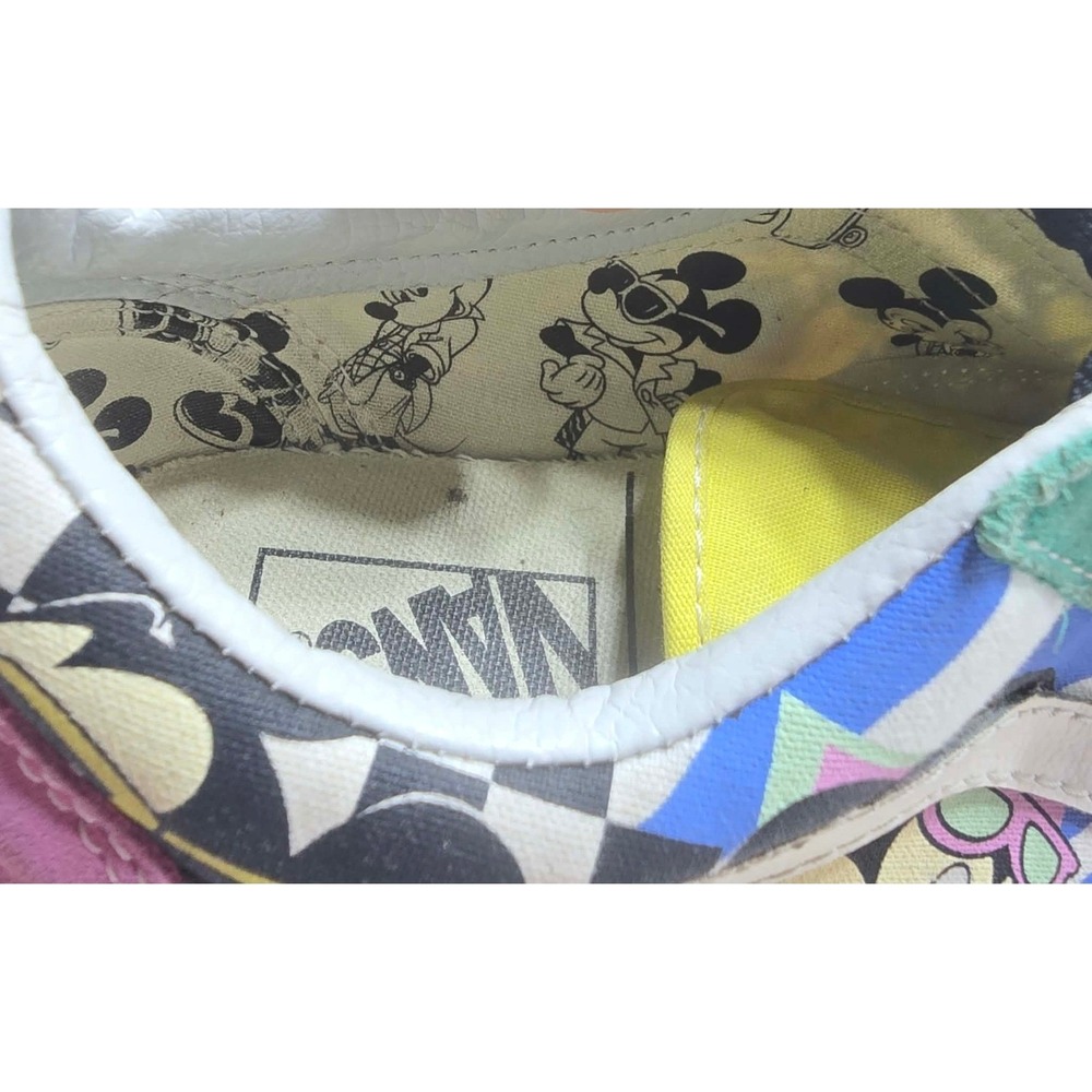 Vans Old Skool Disney 90s Mickey Mouse Multi Color Sneakers Womens 10 Mens 8.5 - Picture 9 of 12